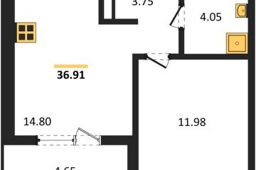 Фото №1: 1-комнатная квартира 36 м² - Краснодар, мкр. жилой комплекс Друзья, 
