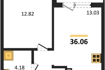 Фото №1: 1-комнатная квартира 35 м² - Краснодар, мкр. жилой комплекс Друзья, 