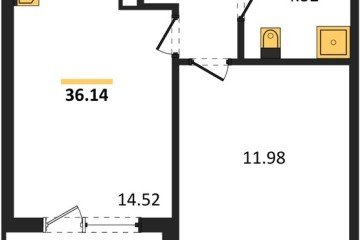 Фото №1: 1-комнатная квартира 35 м² - Краснодар, мкр. жилой комплекс Друзья, 