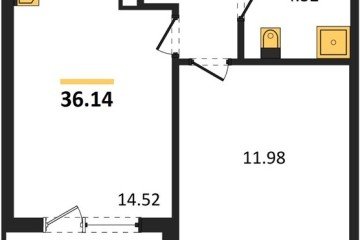 Фото №1: 1-комнатная квартира 35 м² - Краснодар, мкр. жилой комплекс Друзья, 