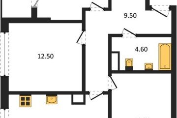 Фото №1: 3-комнатная квартира 74 м² - Краснодар, мкр. ЖК Первое Место, ул. Виктора Казанцева, 1.2лит1