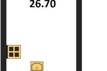 Фото №1: Студия 26 м² - Краснодар, мкр. ЖК Первое Место, ул. Виктора Казанцева, 1.2лит1