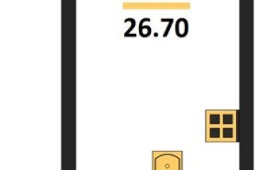 Фото №1: Студия 26 м² - Краснодар, мкр. ЖК Первое Место, ул. Виктора Казанцева, 1.2лит1