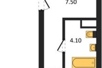 Фото №1: 1-комнатная квартира 47 м² - Краснодар, мкр. ЖК Первое Место, ул. Виктора Казанцева, 1.2лит1