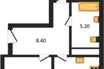 Фото №1: 2-комнатная квартира 66 м² - Краснодар, мкр. ЖК Первое Место, ул. Виктора Казанцева, 1.2лит1