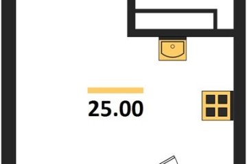 Фото №1: Студия 25 м² - Краснодар, мкр. ЖК Первое Место, ул. Виктора Казанцева, 1.2лит1