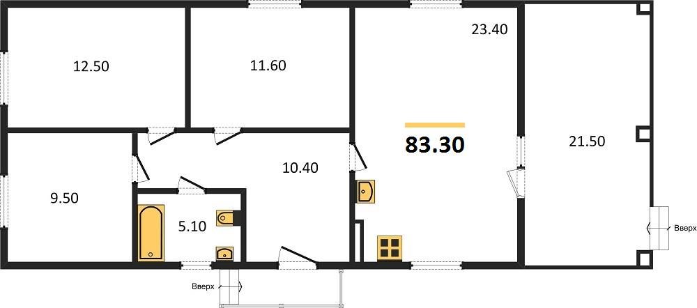 Фото №1: Коттедж 83 м² - Дружелюбный, квартал Куренной, 189