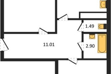 Фото №1: 2-комнатная квартира 68 м² - Яблоновский, мкр. жилой комплекс На Шоссейной, ул. Шоссейная, 72/3