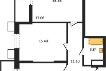 Фото №1: 2-комнатная квартира 65 м² - Знаменский, мкр. Карасунский внутригородской округ, 