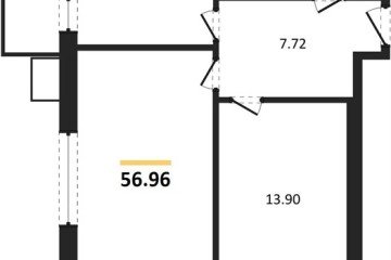 Фото №1: 2-комнатная квартира 56 м² - Знаменский, мкр. Карасунский внутригородской округ, 