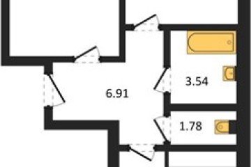 Фото №1: 2-комнатная квартира 64 м² - Знаменский, мкр. Карасунский внутригородской округ, 