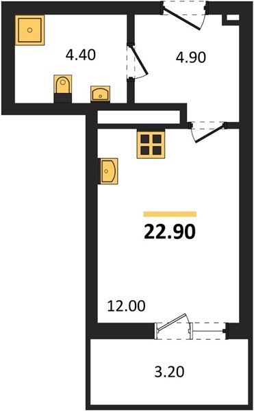 Фото №1: Студия 22 м² - Гулькевичи