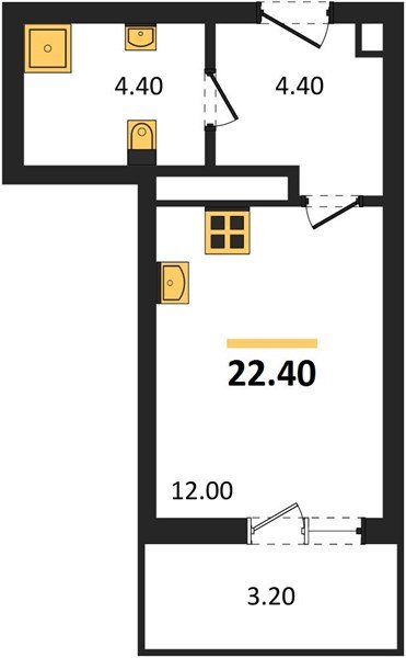 Фото №1: Студия 22 м² - Гулькевичи