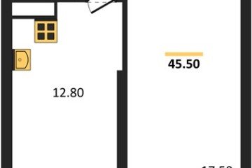Фото №1: 1-комнатная квартира 45 м² - Гулькевичи, 