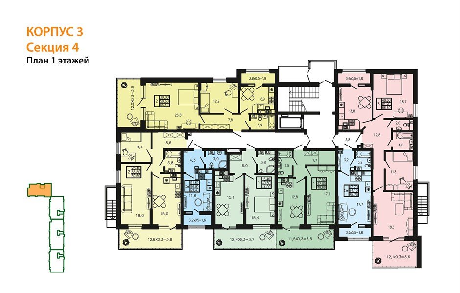 Фото №8: 2-комнатная квартира 59 м² - Гулькевичи, 