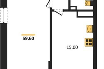 Фото №1: 2-комнатная квартира 59 м² - Гулькевичи, 