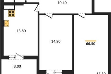 Фото №1: 2-комнатная квартира 66 м² - Гулькевичи, 