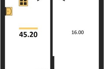 Фото №1: 1-комнатная квартира 45 м² - Гулькевичи, 