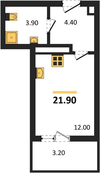 Фото №1: Студия 21 м² - Гулькевичи, 
