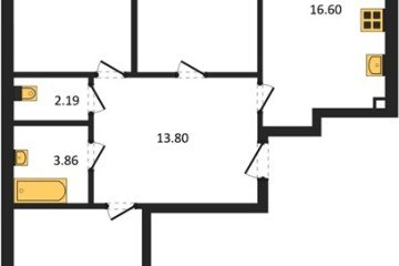 Фото №1: 3-комнатная квартира 85 м² - Краснодар, мкр. Достояние, 