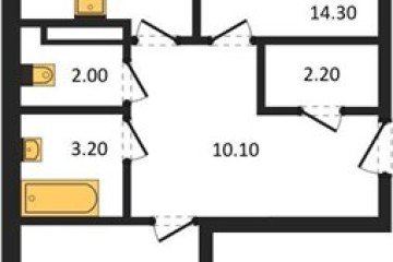 Фото №1: 2-комнатная квартира 62 м² - Краснодар, мкр. Прикубанский внутригородской округ, 