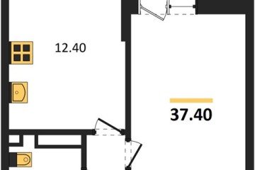 Фото №1: 1-комнатная квартира 37 м² - Майкоп, мкр. ЖК Звезды, 