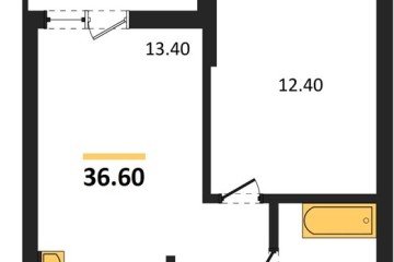 Фото №1: 1-комнатная квартира 36 м² - Майкоп, мкр. ЖК Звезды, 