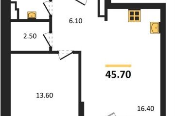Фото №1: 1-комнатная квартира 45 м² - Майкоп, мкр. ЖК Звезды, 
