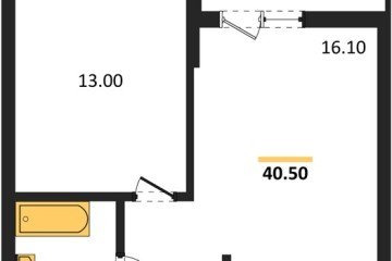 Фото №1: 1-комнатная квартира 40 м² - Майкоп, мкр. ЖК Звезды, 
