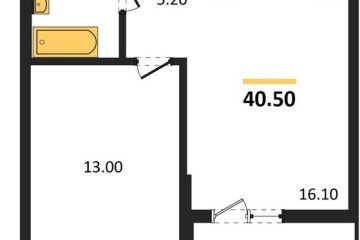 Фото №1: 1-комнатная квартира 40 м² - Майкоп, мкр. ЖК Звезды, 