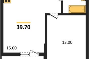 Фото №1: 1-комнатная квартира 39 м² - Майкоп, мкр. ЖК Звезды, 