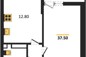 Фото №1: 1-комнатная квартира 37 м² - Майкоп, мкр. ЖК Звезды, 