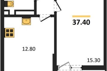 Фото №1: 1-комнатная квартира 37 м² - Майкоп, мкр. ЖК Звезды, 