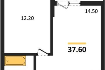 Фото №1: 1-комнатная квартира 37 м² - Майкоп, мкр. ЖК Звезды, 