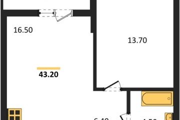 Фото №1: 1-комнатная квартира 43 м² - Майкоп, мкр. ЖК Звезды, 