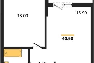 Фото №1: 1-комнатная квартира 40 м² - Майкоп, мкр. ЖК Звезды, 