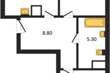 Фото №1: 2-комнатная квартира 60 м² - Краснодар, мкр. Карасунский внутригородской округ, 