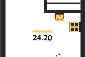 Фото №1: Студия 24 м² - Краснодар, мкр. Карасунский внутригородской округ, 