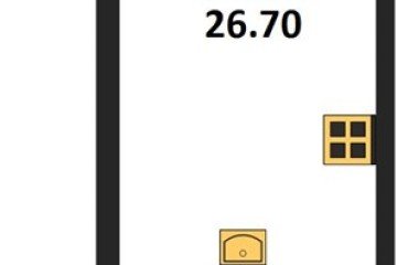 Фото №1: Студия 26 м² - Краснодар, мкр. Карасунский внутригородской округ, 