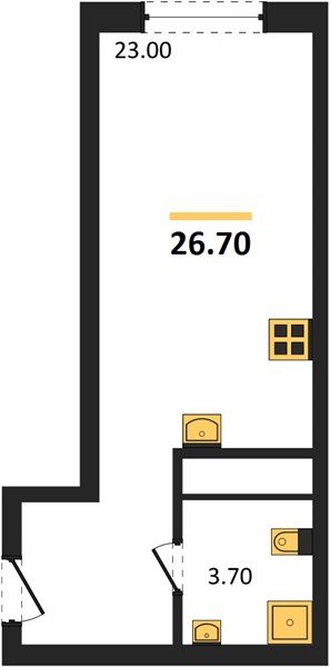 Фото №1: Студия 26 м² - Краснодар, мкр. Карасунский внутригородской округ