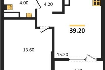 Фото №1: 1-комнатная квартира 39 м² - Краснодар, мкр. Карасунский внутригородской округ, 