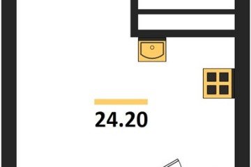 Фото №1: Студия 24 м² - Краснодар, мкр. Карасунский внутригородской округ, 