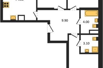 Фото №1: 3-комнатная квартира 74 м² - Краснодар, мкр. Карасунский внутригородской округ, 