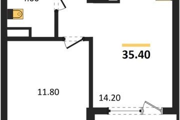 Фото №1: 1-комнатная квартира 35 м² - Краснодар, мкр. Карасунский внутригородской округ, 
