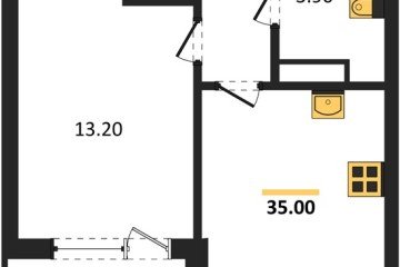 Фото №1: 1-комнатная квартира 35 м² - Краснодар, мкр. Карасунский внутригородской округ, 