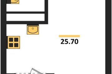 Фото №1: Студия 25 м² - Краснодар, мкр. Карасунский внутригородской округ, 
