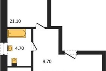 Фото №1: 2-комнатная квартира 69 м² - Краснодар, мкр. ЖК Первое Место,