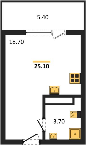 Фото №1: Студия 25 м² - Краснодар, мкр. Карасунский внутригородской округ