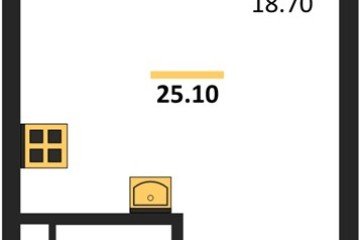 Фото №1: Студия 25 м² - Краснодар, мкр. Карасунский внутригородской округ, 