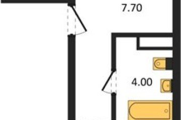 Фото №1: 1-комнатная квартира 47 м² - Краснодар, мкр. Карасунский внутригородской округ, 